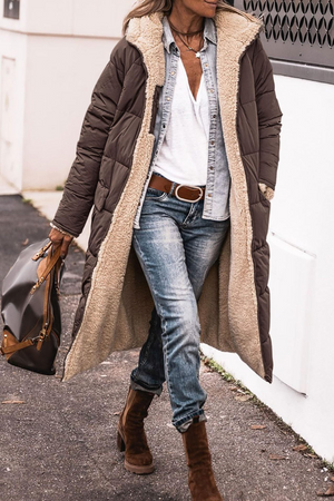 GRACE | LONG COMFORTABLE COAT THAT CAN BE WORN DOUBLE-SIDED